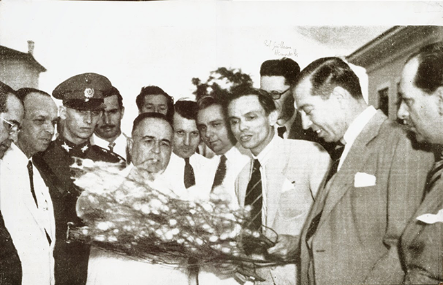 Getulio Vargas na inauguração da Universidade Rural