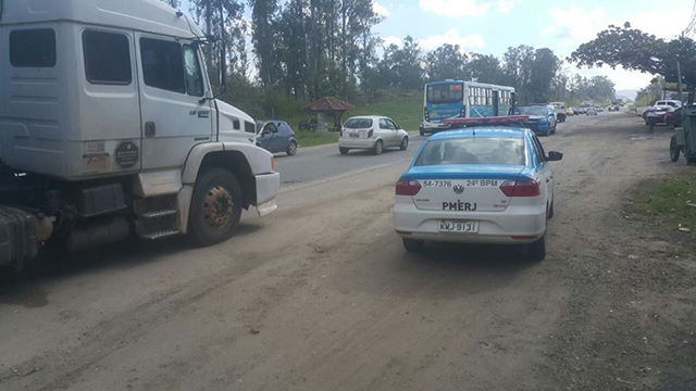 caminhão roubado