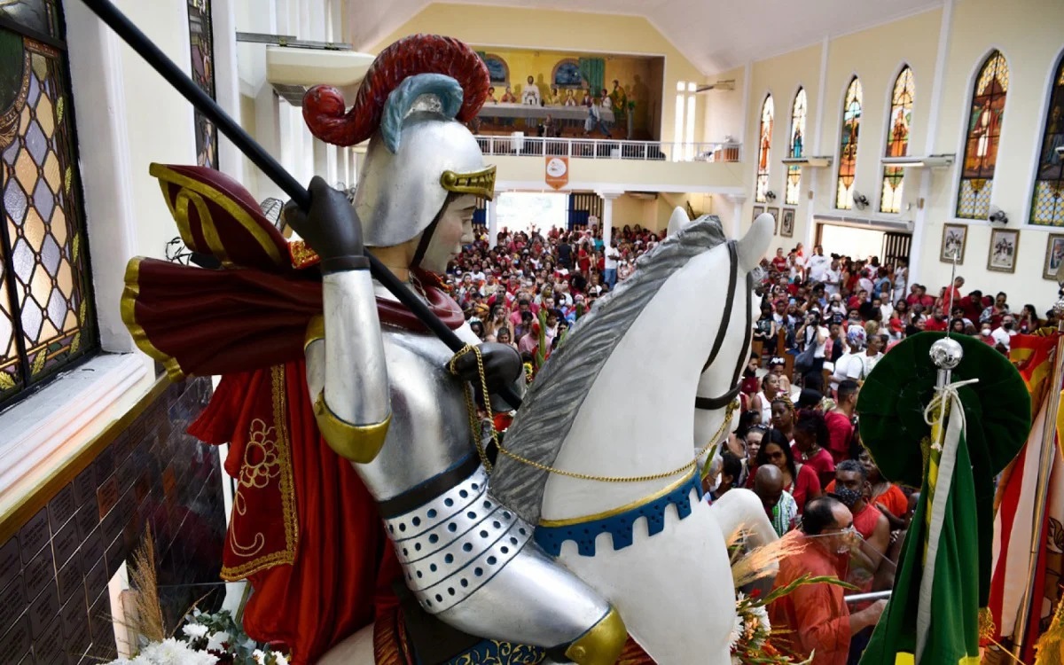 Matriz em Quintino espera receber um milhão de fiéis ao longo do dia do santo Gustavo de Oliveira/ArqRio