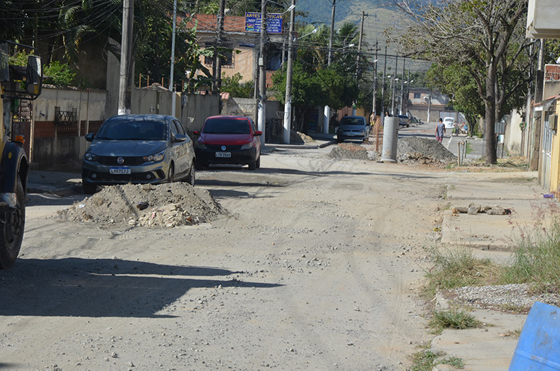 Obras de Drenagem, Pavimentação da Rua João Luz no km 40 estão bastante adiantadas