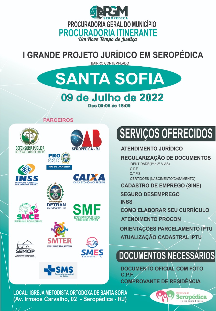 Ação Social no Bairro Santa Sofia neste sábado 9 de julho