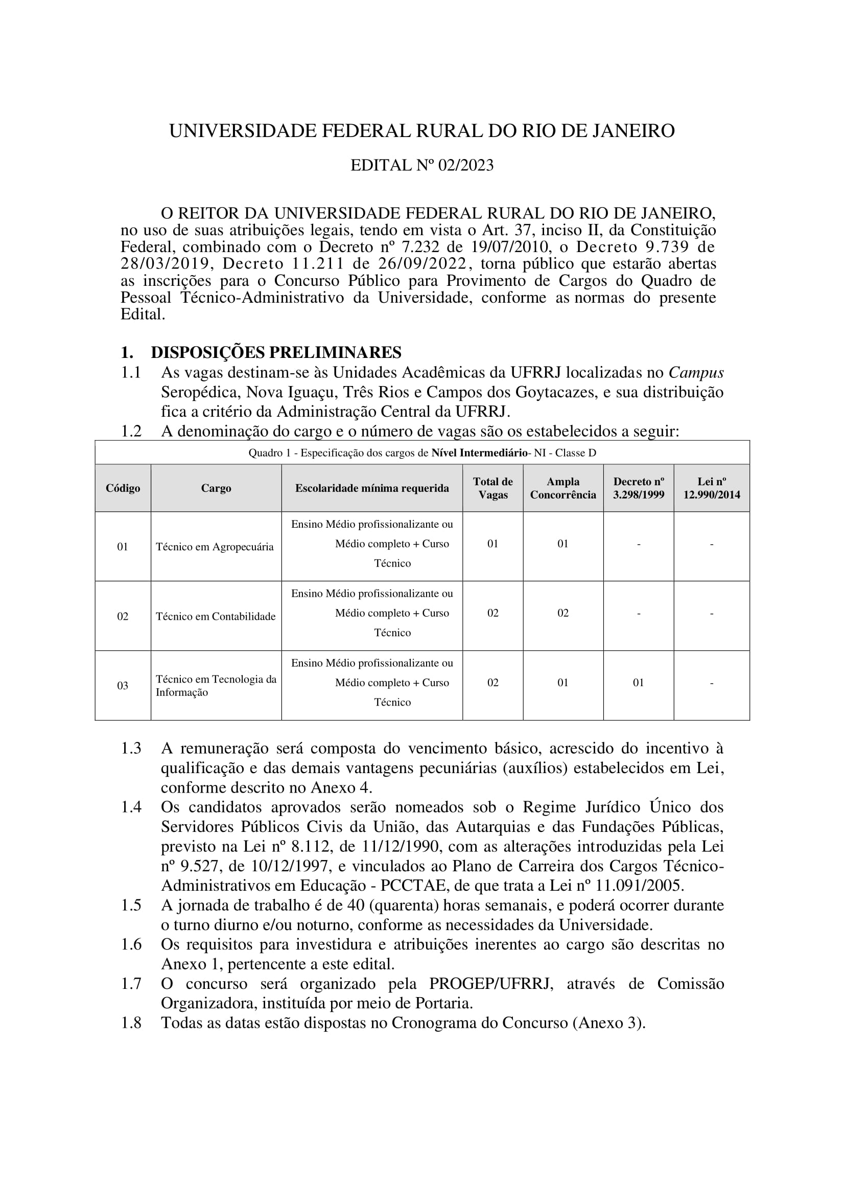 PROCESSO SELETIVO PÚBLICO Nº 001/2023 RERRATIFICAÇÃO- RERRATIFICAÇÃO DO  EDITAL DE ABERTURA DAS INSCRIÇÕES - Prefeitura Municipal de Ipiranga do  Norte