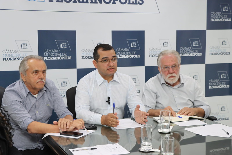 Comissão Temporária foi criada na Câmara de Vereadores de Florianópolis, aos cuidados do presidente em exercício Claudinei Marques (Republicanos) – Foto: CMF/Divulgação/ND