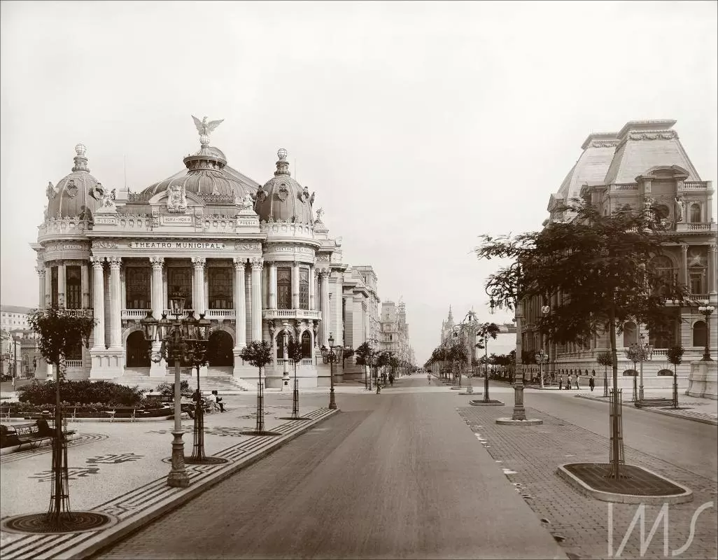 Marc Ferrez. Teatro Municipal, c. 1910. Rio de Janeiro, RJ / Acervo IMS