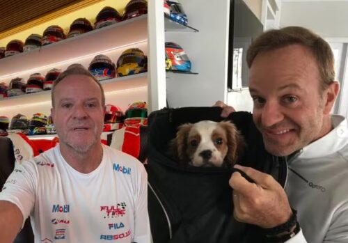 Rubinho Barrichello lamentou a morte do cão de estimação — Foto: Reprodução/Instagram